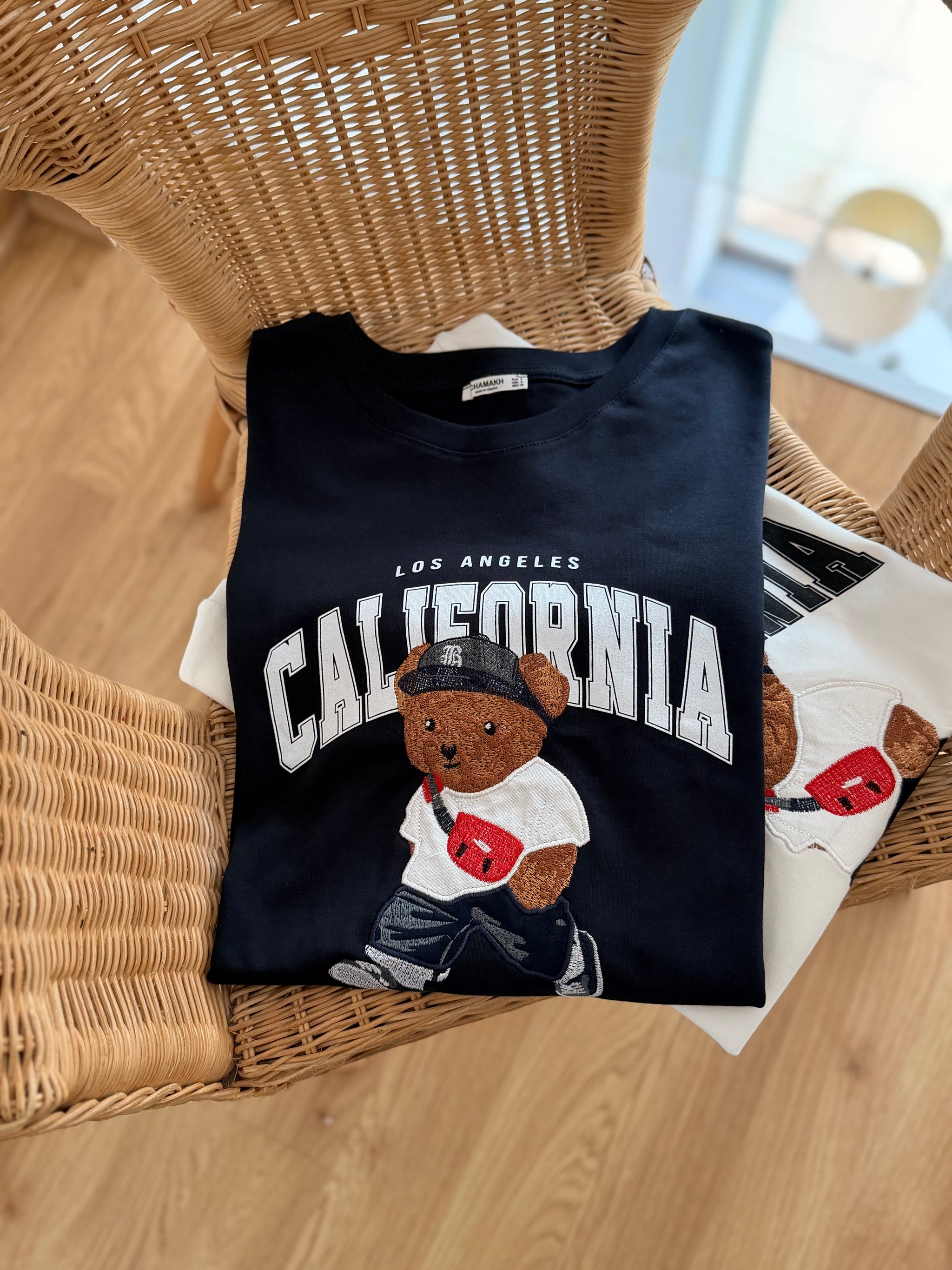 California Bear Lacivert Basic Tshirt