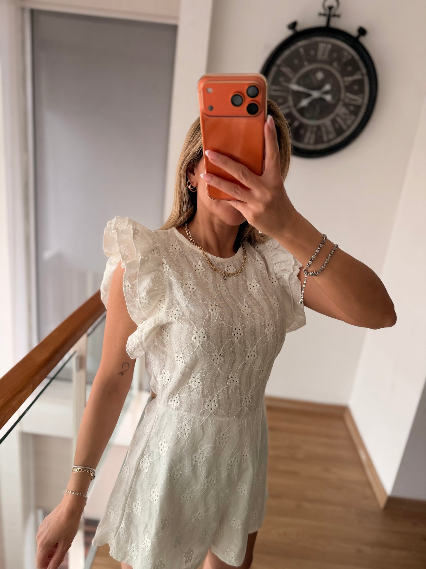 Fistolu Beyaz Tulum