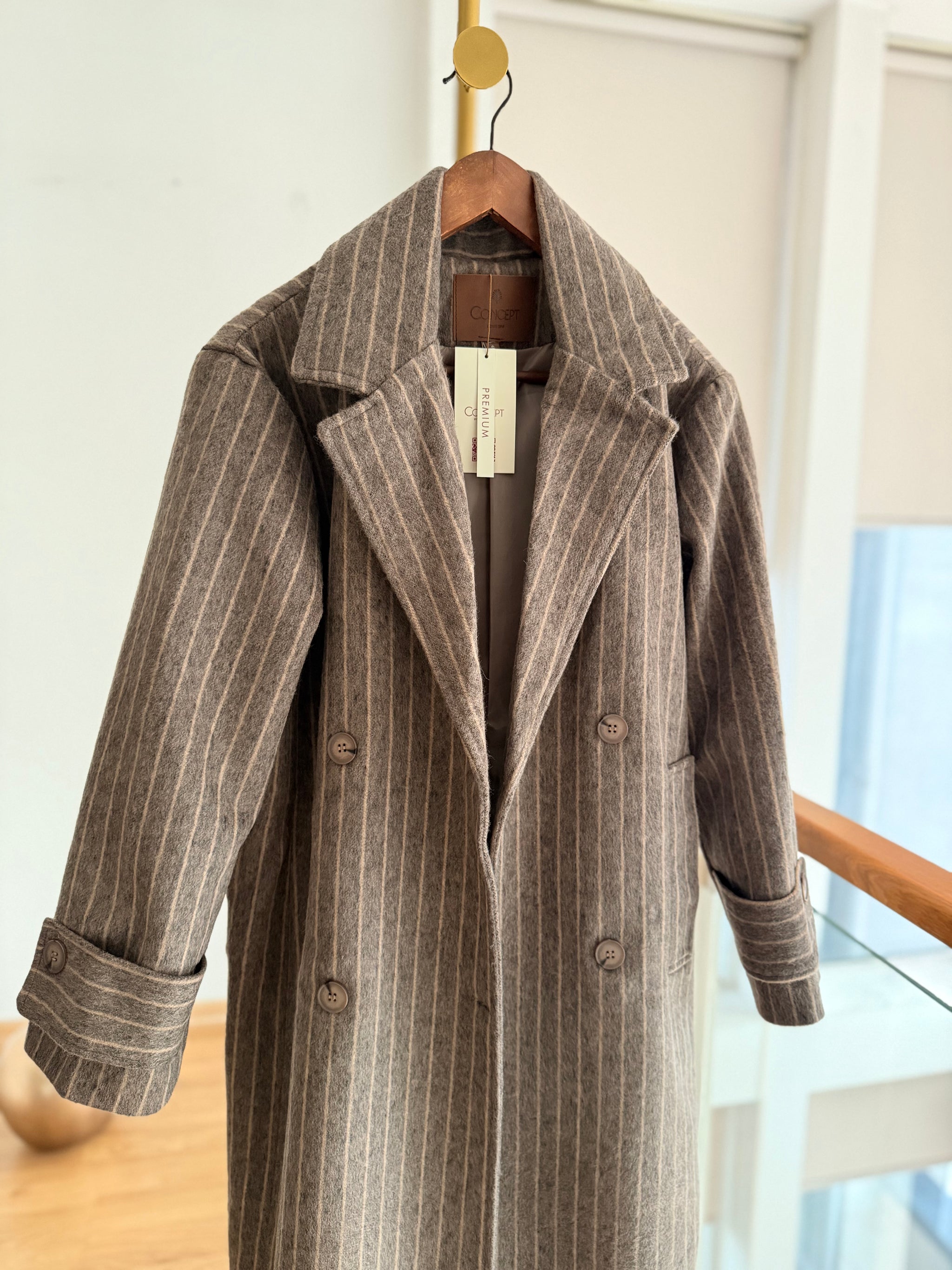 Lueur Concept Premium Kaşe Uzun Kaban