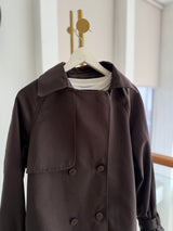 Lueur Concept Premium Acı Kahve Trençkot