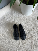 Nola Keten Kömür İnce Taban Spor Ayakkabı