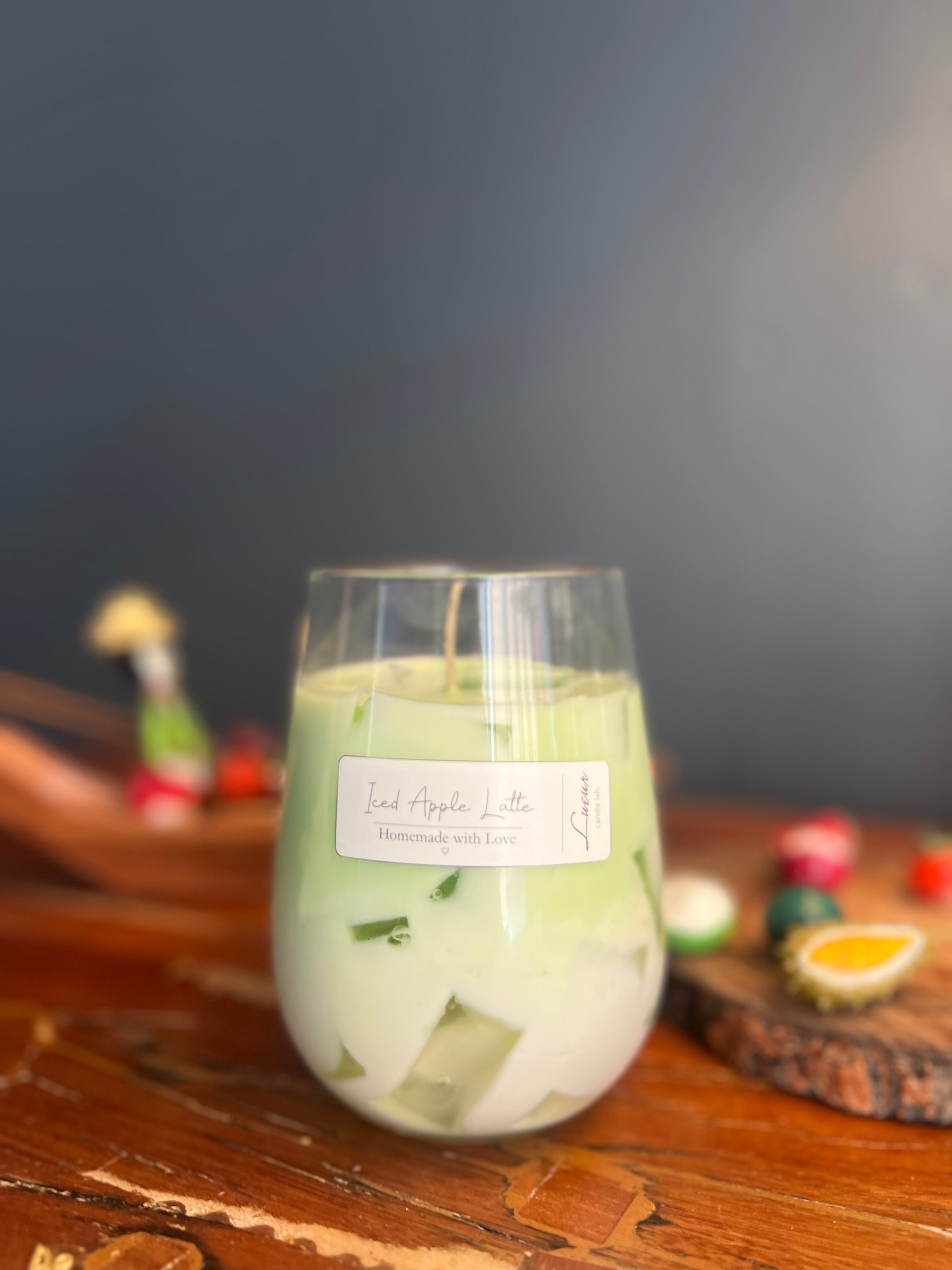 Lueur Iced Apple Latte 'Elma Kokulu Jel & Soya Mumu'