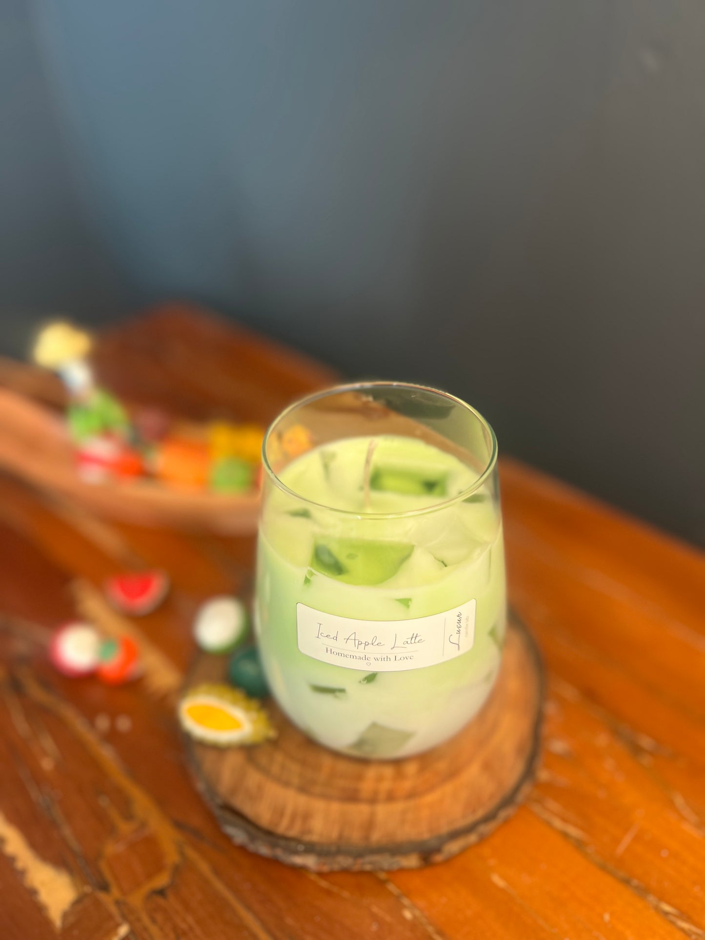 Lueur Iced Apple Latte 'Elma Kokulu Jel & Soya Mumu'