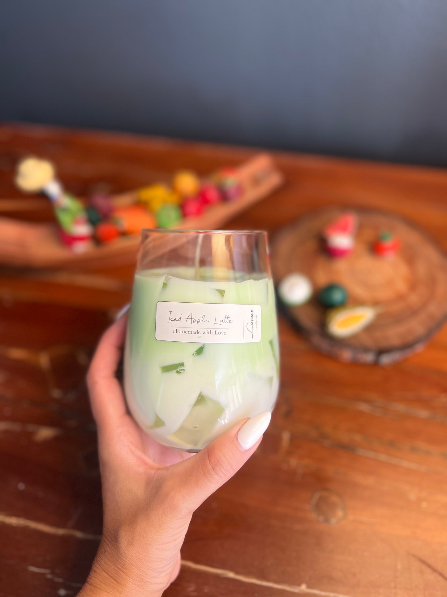 Lueur Iced Apple Latte 'Elma Kokulu Jel & Soya Mumu'