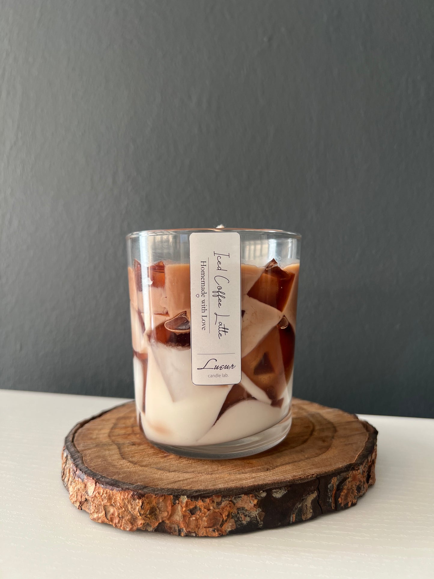 Lueur Iced Coffee Latte 'Kahve Kokulu Jel&Soya Mumu'