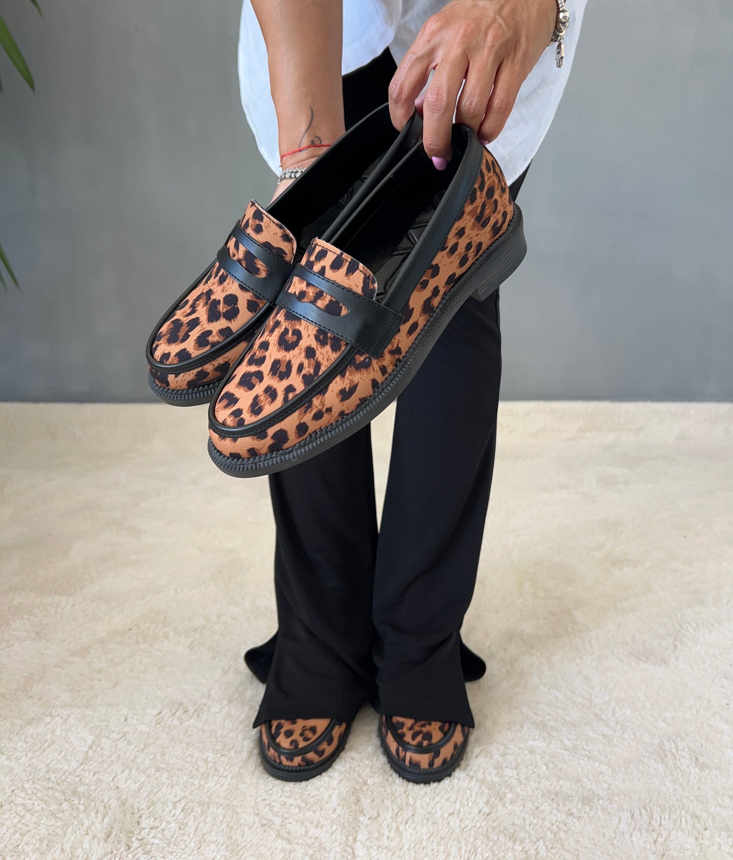 PARS LEOPAR KADIN BABET LOAFER