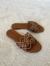 REBECCA DERİ KAHVE TERLİK