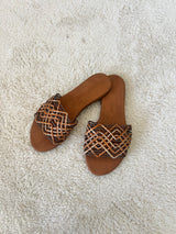 REBECCA DERİ KAHVE TERLİK