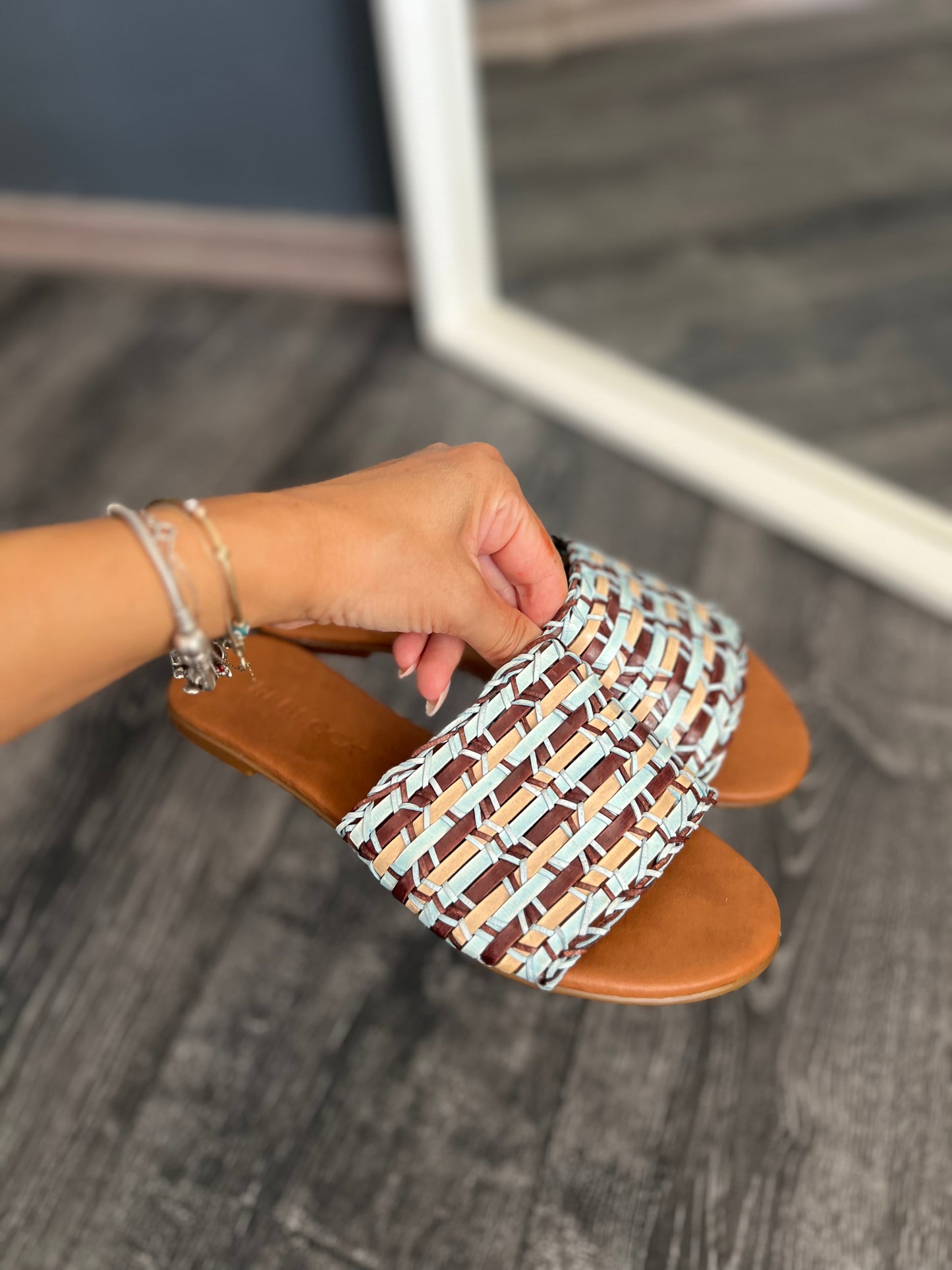 REBECCA DERİ MAVİ TERLİK