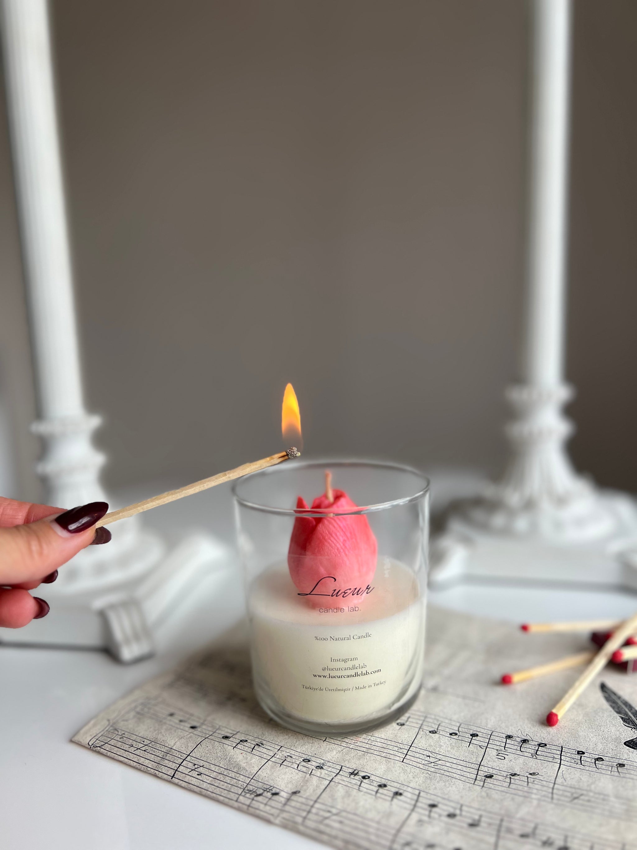 Lueur Tulip 'Bergamot Kokulu Dekoratif Lale Soya Mumu'