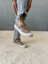 ZELEN VİZON BANTLI BABET LOAFER