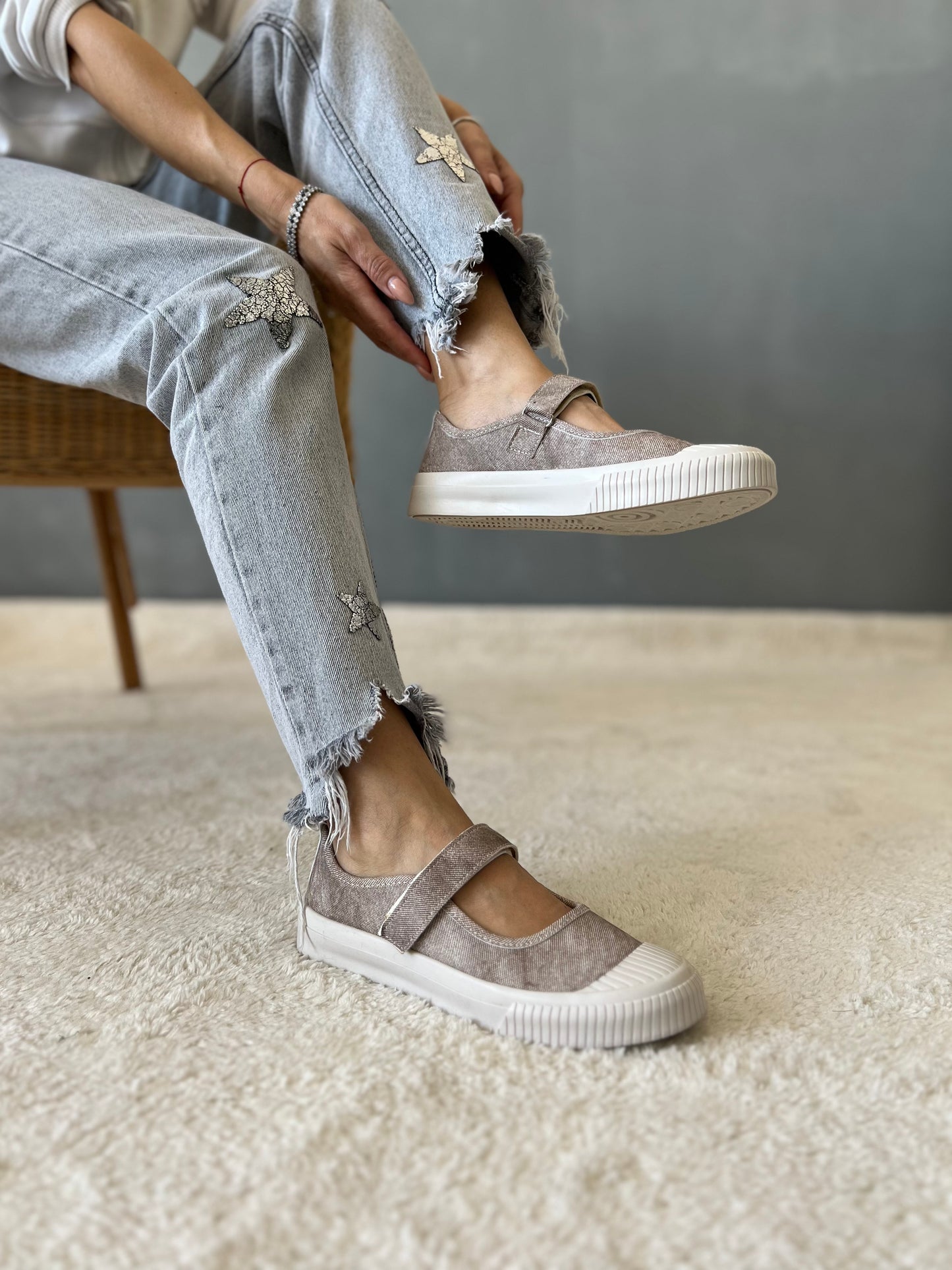 ZELEN VİZON BANTLI BABET LOAFER