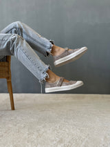 ZELEN VİZON BANTLI BABET LOAFER